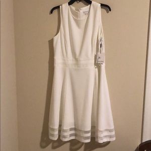 Calvin Klein white/ivory dress
